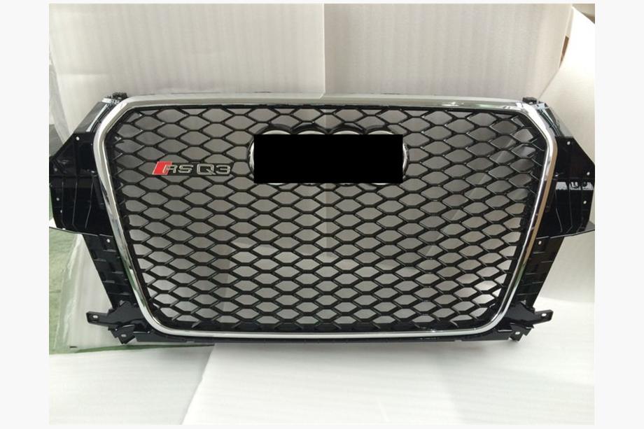 Audi Q3 2011–2019 Frontgrill RSQ-Style (2011-2015, svart med krom) Image