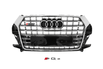 Audi Q3 2011–2019 Frontgrill SQ-Style (2015-2019, svart med krom) foto 1