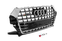 Audi Q3 2011–2019 Frontgrill SQ-Style (2015-2019, svart med krom) foto 3