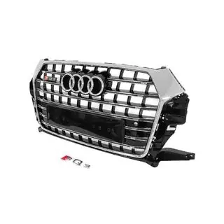 Frontgrill SQ-Style (2015-2019, svart med krom) foto 2