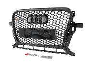 Audi Q5 2008–2017 Frontgrill RSQ-Style med Quattro-emblem (2012-2017, svart) foto 2