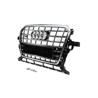 Frontgrill SQ-Style (2012-2017, svart med krom) Audi Q5 2008–2017 foto 2
