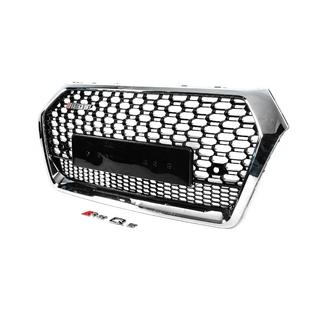 RSQ-Style frontgrill utan logotyp (2017-2020, svart med krom) foto 2