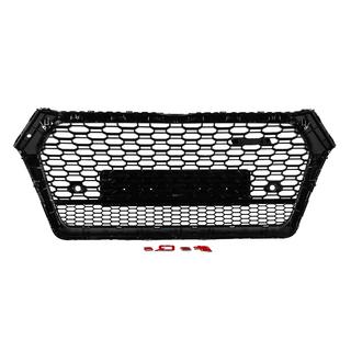 RSQ-Style frontgrill utan logotyp (2017-2020, svart med krom) foto 4