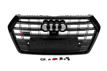 Audi Q5 2017–2025 Frontgrill SQ-Style (2017-2020, svart) foto 2