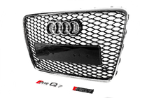 Audi Q7 2005–2015 Frontgrill RSQ-Style (svart med krom) foto 2
