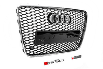 Audi Q7 2005–2015 Frontgrill RSQ-Style (svart med krom) foto 3