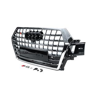 Frontgrill SQ-Style V-2 (2015-2019, svart med krom) foto 2