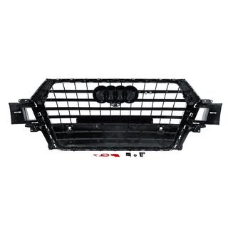Frontgrill SQ-Style V-2 (2015-2019, svart med krom) foto 4