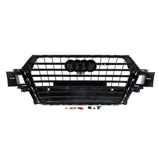 Frontgrill SQ-Style V-2 (2015-2019, svart med krom) foto 4
