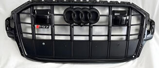 Audi Q7 2015–2026 Frontgrill RSQ-Style (2020+, blanksvart) foto 1