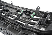 Audi Q8 2018– Frontgrill SQ-Style (2018-2023, svart med krom) foto 10