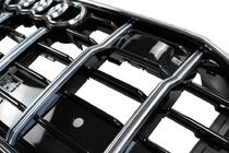 Audi Q8 2018– Frontgrill SQ-Style (2018-2023, svart med krom) foto 13