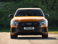 Audi Q8 2018– Främre grill SQ-Style (2018-2023, svart) foto 1