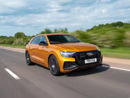 Audi Q8 2018– Främre grill SQ-Style (2018-2023, svart) foto 7