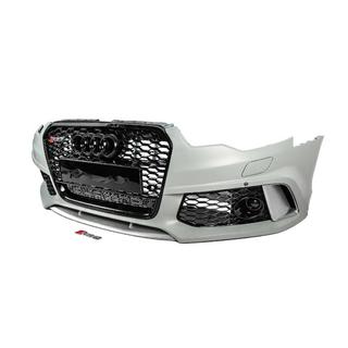 Främre stötfångare med svart RS6-Style grill (2011-2014) foto 3