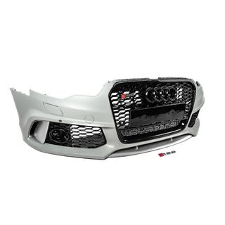 Främre stötfångare med svart RS6-Style grill (2011-2014) foto 4