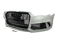 Audi A6 C7 2011–2017 Främre stötfångare med svart RS6-Style grill (2014–2017) foto 3