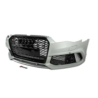 Främre stötfångare med svart RS6-Style grill (2014–2017) Audi A6 C7 2011–2017 foto 3