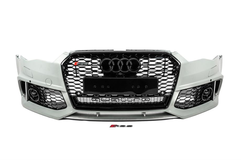 Audi A6 C7 2011–2017 Främre stötfångare med svart RS6-Style grill (2014–2017) Image