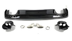 Audi A4 B9 2015–2024 Bakre diffuser med RS-Style V-2 avgasutblås (2019-2024) foto 1