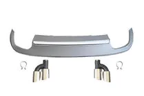Audi A5 2016–2025 Bakre diffuser med avgasändrör S-Style (2016-2019, 2-dörrars) foto 1