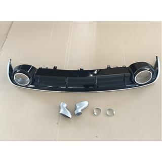 Bakre diffuser med avgasändrör RS-Style V-2 (2014-2017) Audi A6 C7 2011–2017 foto 1