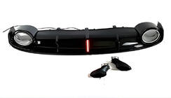 Audi A7 2010–2018 Bakre diffuser med avgasändrör RS-Style (2010-2014, Sport) foto 1