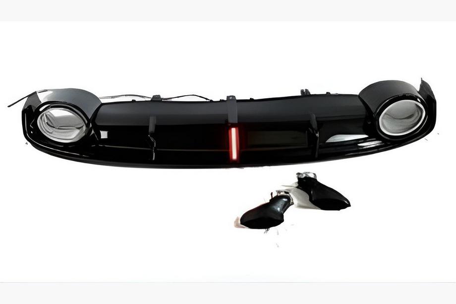 Audi A7 2010–2018 Bakre diffuser med avgasändrör RS-Style (2010-2014, Sport) Image
