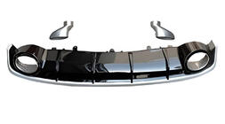 Audi A7 2010–2018 Bakre diffuser med RS-Style avgasändrör (2015-2018, Sport) foto 1