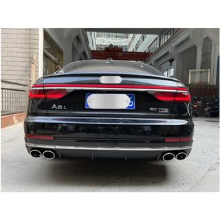 Bakdiffusor med avgasändrör S-Style (2018-2021) Audi A8 2018– foto 1