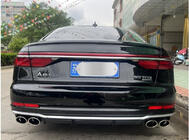 Audi A8 2018– Bakre diffuser med avgasändrör S-Style (2022+) foto 1