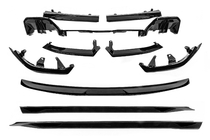 BMW 5/i5-serie G60/G60E/G61 2023– Bodykit-sats Gloss Black (för M-Sport) foto 2