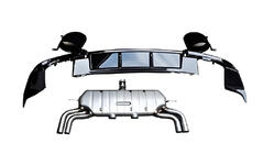 Audi A3 2012–2020 Bakre diffuser med avgasändrör V-1 (för S/S-Line, 2016-2020) foto 1