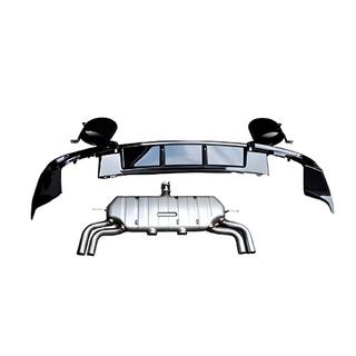 Bakre diffuser med avgasändrör V-1 (för S/S-Line, 2016-2020) Audi A3 2012–2020
