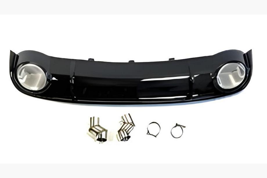 Audi A4 B8 2007–2015 Bakre diffuser med RS-Style avgasändrör (2007-2011) Image