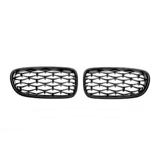 Njurgaller Diamond Black (svart högglans) BMW 5-serien F10/F11 2010–2016 foto 4