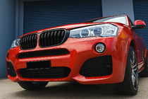 BMW X3 F25 2011–2018 Njurgaller M-Look (2014-2018, blank svart) foto 1