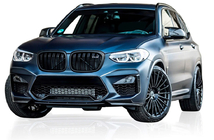 BMW X4 G02 2018– Njurgaller M-Look (svart högglans) foto 2
