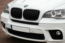BMW X6 E71 2008–2014 Njurgaller M-Look V1 (blank svart) foto 1