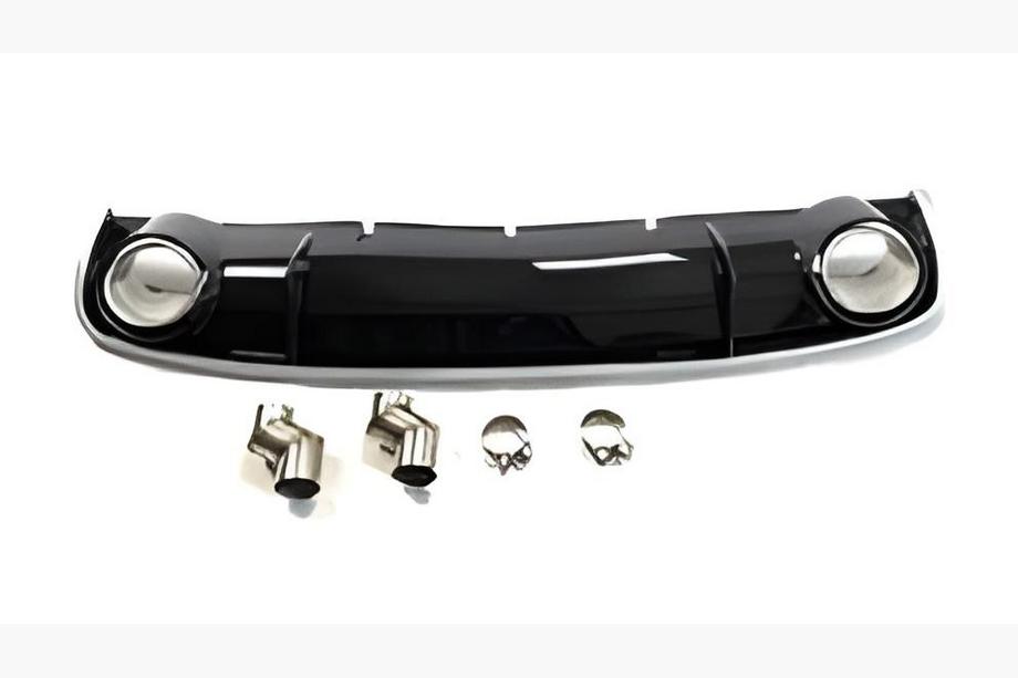 Audi A4 B8 2007–2015 Bakre diffuser med avgasslutrör RS-Style (2012-2015) Image