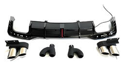 Audi A5 2016–2025 Bakre diffuser med RS-Style avgasändrör (2020-2025) foto 1