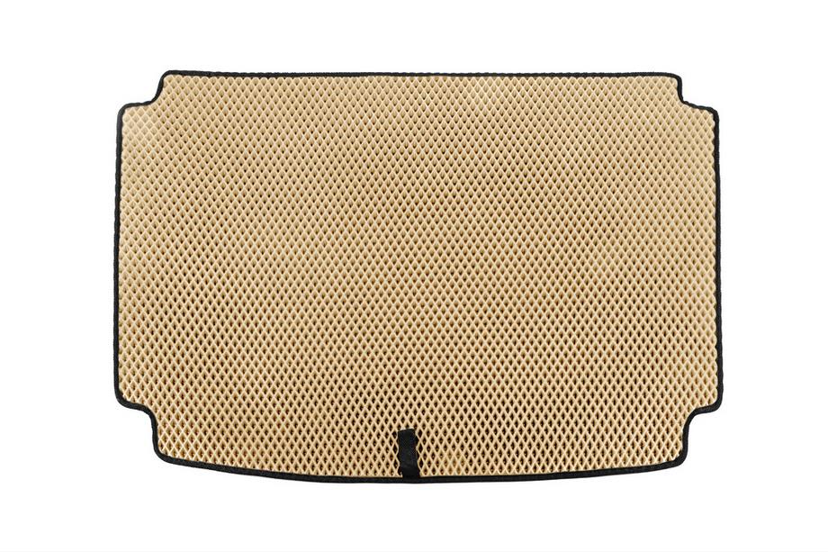 Kia Niro 2016–2021 EVA bagagerumsmatta (E-Niro 2018-2022, med subwoofer, Beige) Image