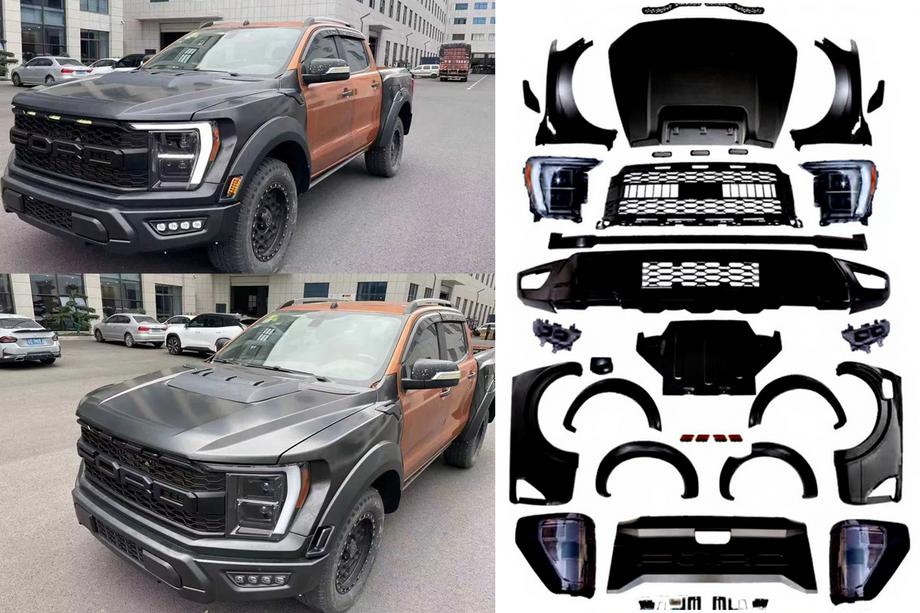 Ford Ranger 2011–2022 Karosserikit (F150 Raptor 2023 design) Image