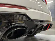 Audi Q3 2019–2025 Bakre diffusor med avgasändrör QRS-Style foto 1