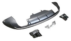 Audi Q5 2008–2017 Bakre diffuser med avgasändrör QS-Style foto 1