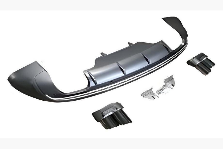 Audi Q5 2008–2017 Bakre diffuser med avgasändrör QS-Style Image