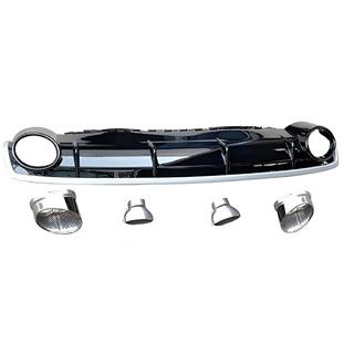 Bakre diffuser med avgasändrör QRS-Style (Sport, 2015-2019) Audi Q7 2015–2026 foto 1