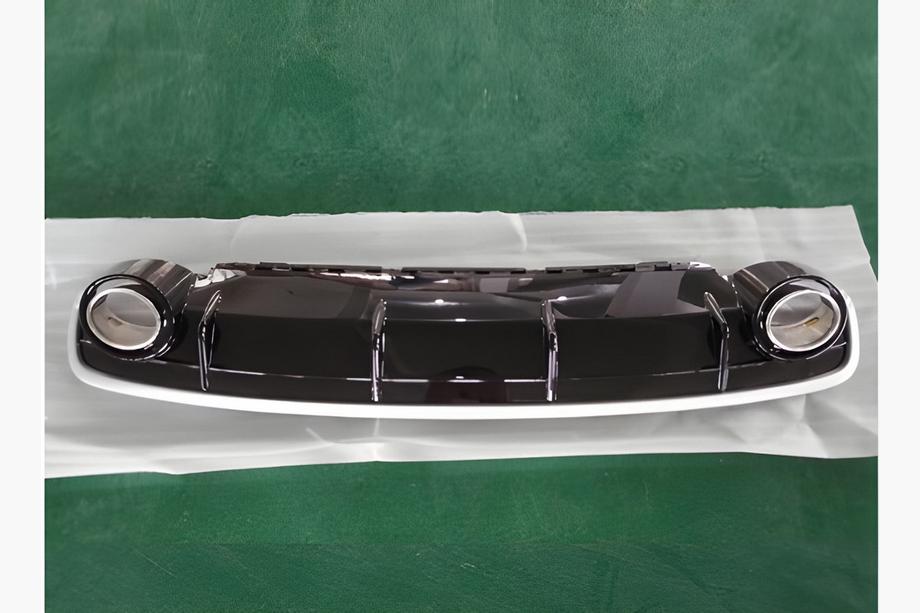 Audi Q7 2015–2026 Bakre diffuser med avgasändrör QRS-Style (Sport, 2015-2019) Foto 2