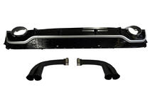 Audi Q7 2015–2026 Bakre diffuser med ändrör QRS-Style (2020+, Grå/Svart, 2.0/3.0) foto 1